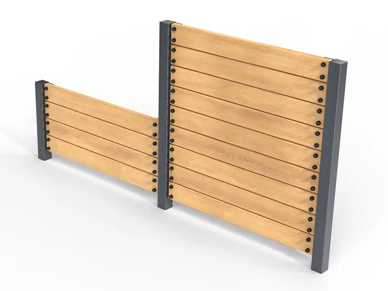 Agility-Hindernis für Hunde aus Holz und Metall